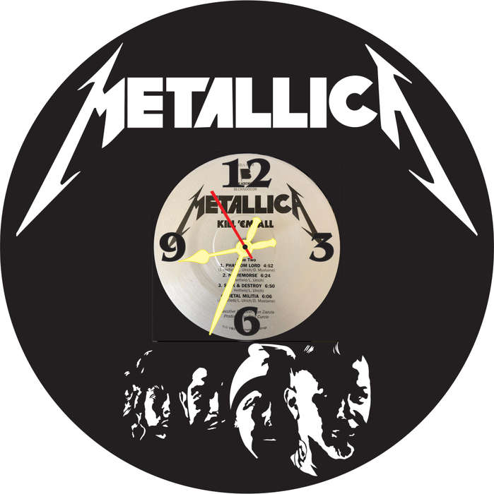 Metallica Vinyl LP Wall Clock