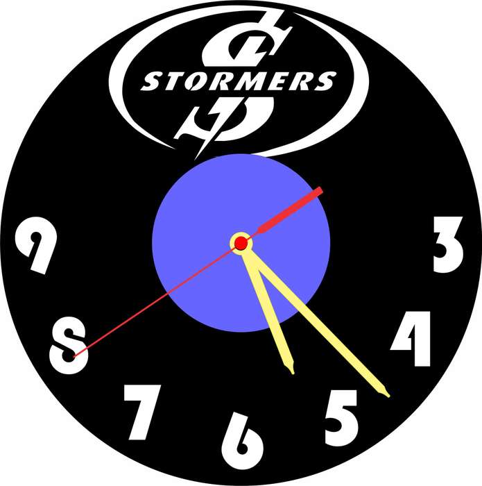 Stormers Rugby Vinyl LP Wall Clock