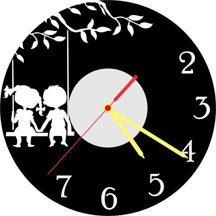 Swing Vinyl LP Wall Clock