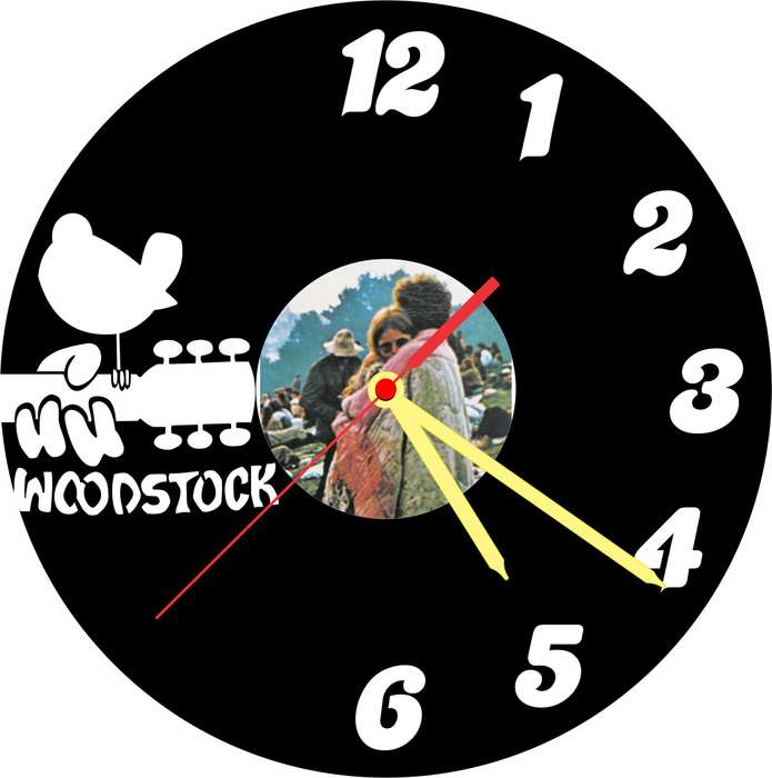 Woodstock Vinyl LP Wall Clock