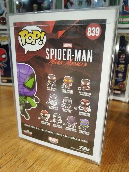 Spider-man Miles Morales Purple Reign Funko pop #839
