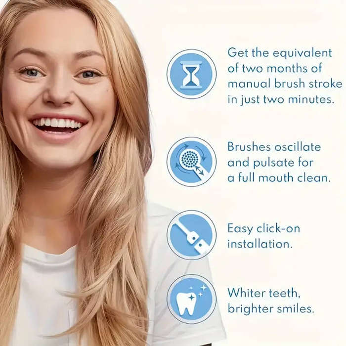 Electric toothbrush+4 brush heads