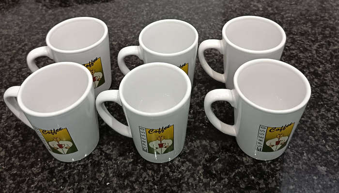 Set of 6 Espresso cups
