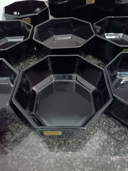 Arcoroc Octime Black Glass Glassware