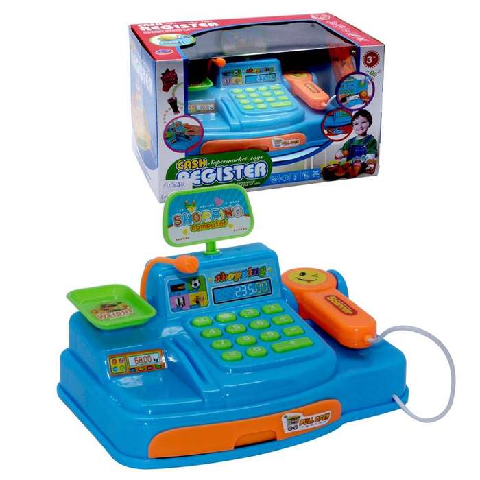 LIKE REAL - Play-Set Cash Register With Light & Sound