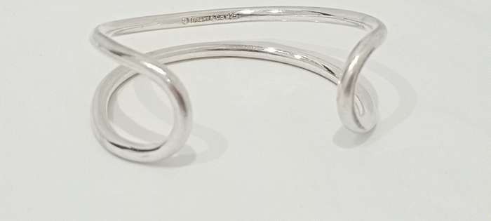 Tiffany & Co sterling silver open cuff bangle