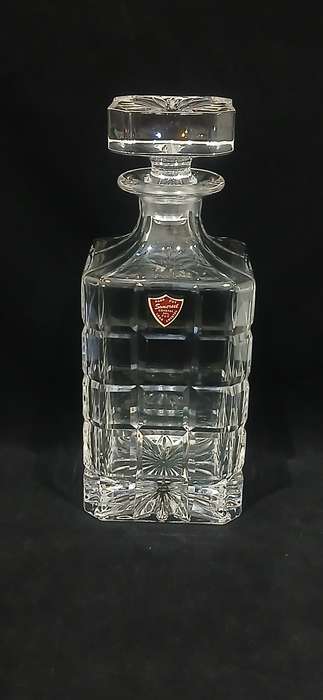 Vintage Somerset crystal whiskey decanter