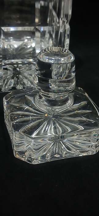 Vintage Somerset crystal whiskey decanter