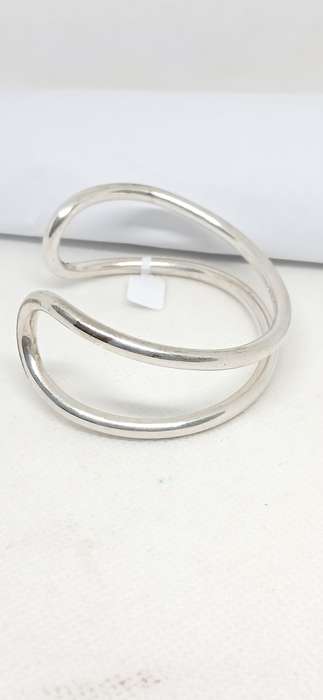 Tiffany & Co sterling silver open cuff bangle