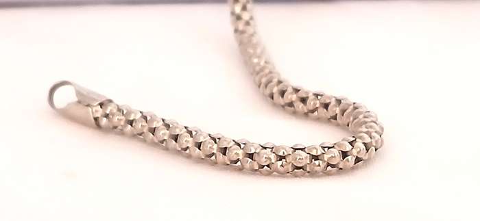 Sterling silver 'Popcorn' bracelet