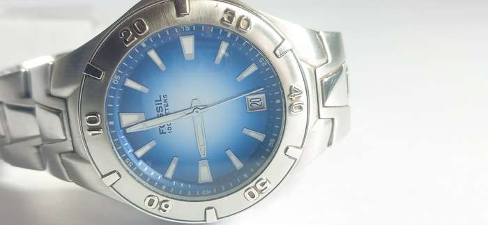 Fossil Blue men's dress watch