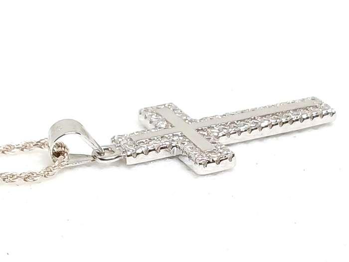 Sterling silver cross with chain