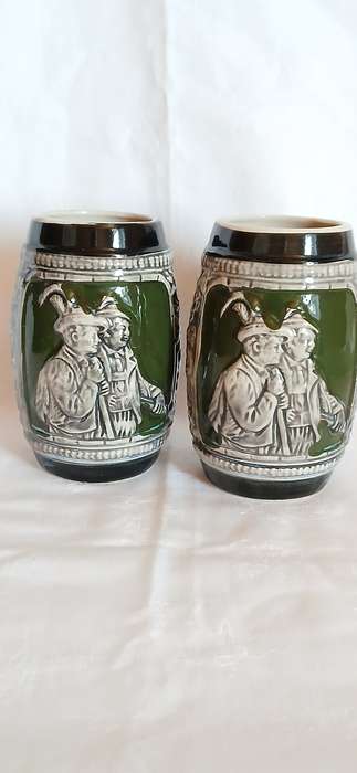 Vintage German beer steins