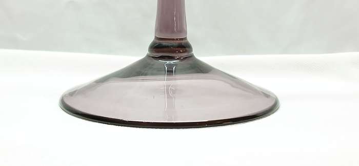 Vintage glass candle holder