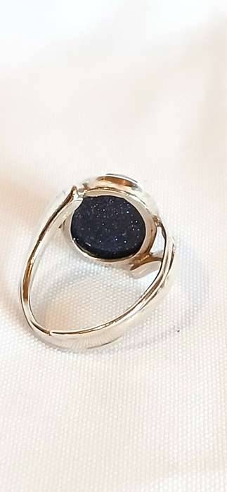Sterling silver ring with sandstone