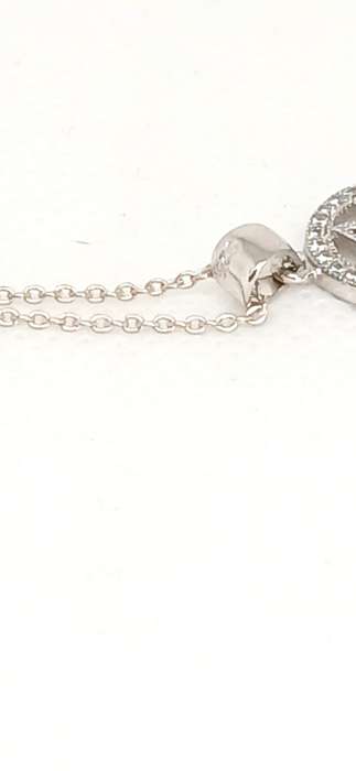 Sterling silver 'Star of David with cubic stones
