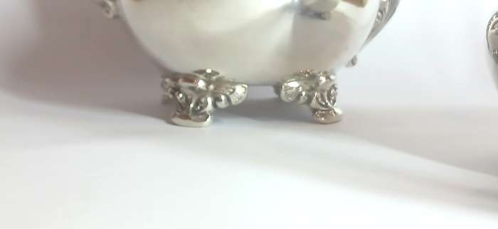 Vintage Poole silver plate tea set
