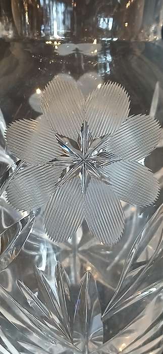 Vintage crystal vase