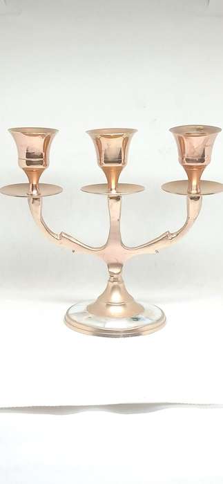 Vintage brass miniature candle holder