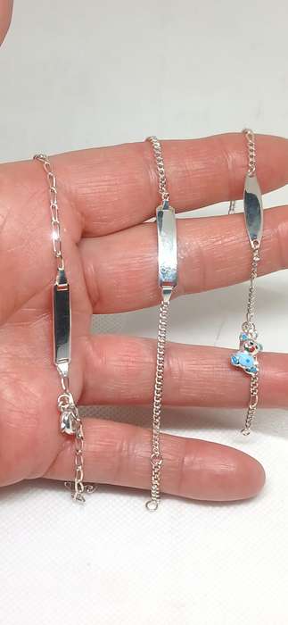 Sterling silver children's ID bracelets