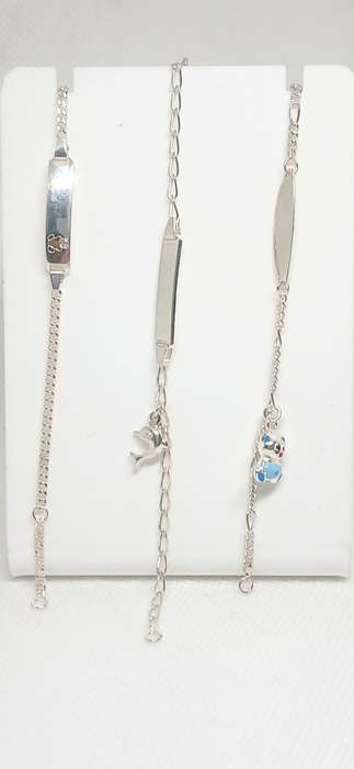 Sterling silver children's ID bracelets