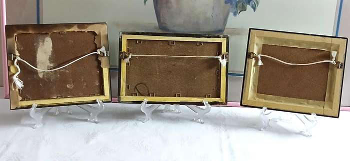 Vintage Jan de Waal miniature paintings
