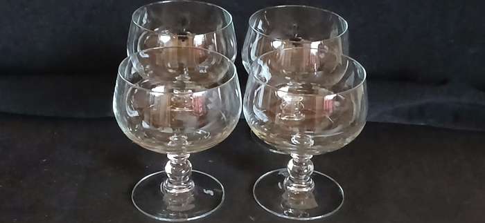 Vintage crystal dessert glasses