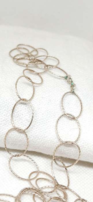 Sterling silver ring necklace