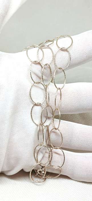 Sterling silver ring necklace