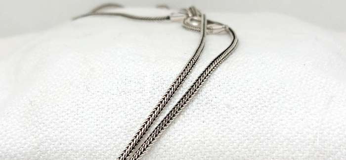 Sterling silver heart pendant with chain