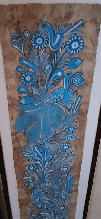 Vintage Mexican Folk art paintings