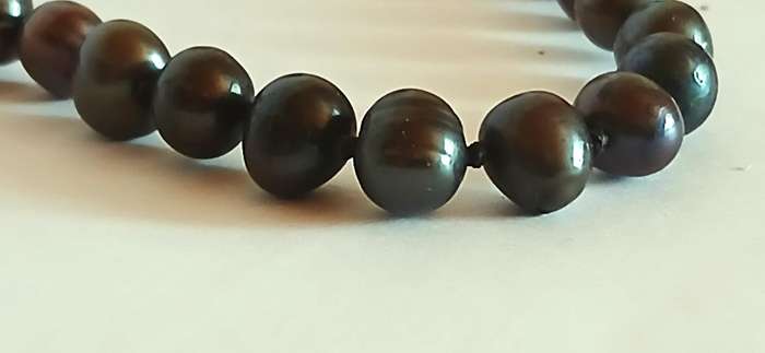 Vintage colored fresh water pearls