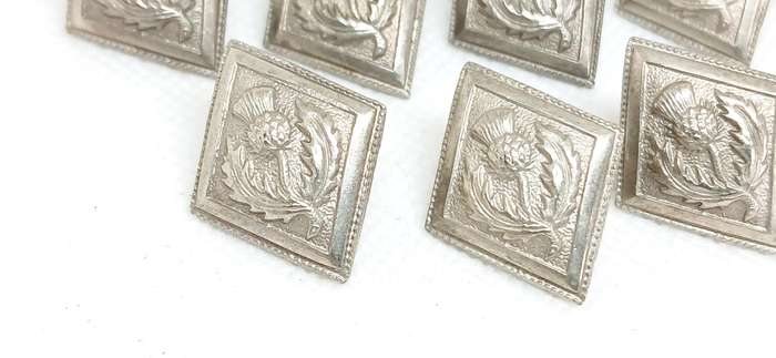 Antique/vintage Scottish Thistle buttons