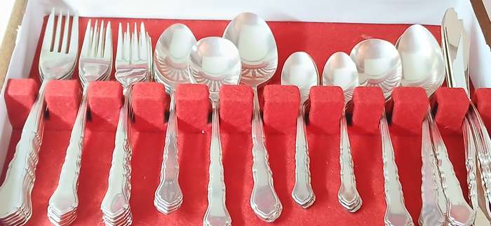 1960s Viners cutlery set in canteen