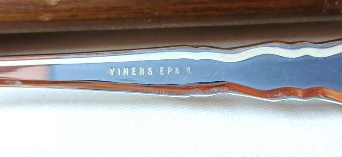 1960s Viners cutlery set in canteen