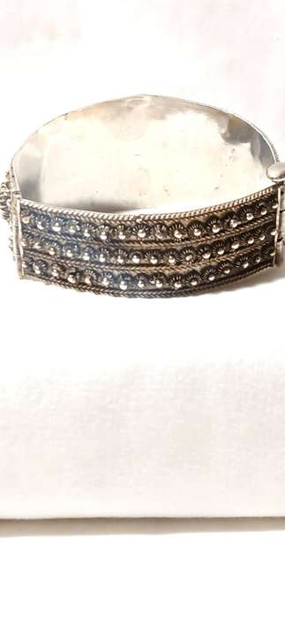 Vintage sterling silver chunky bracelet
