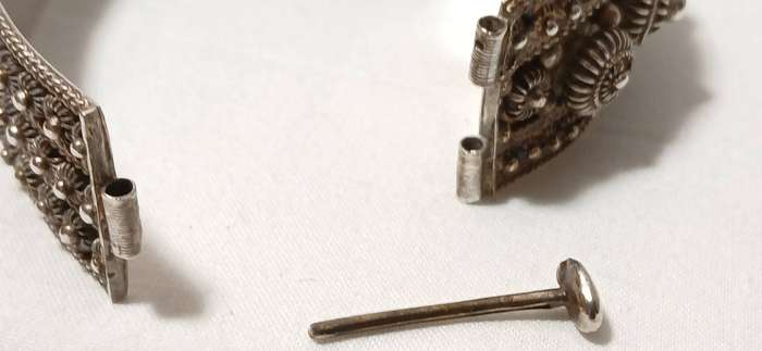 Vintage sterling silver chunky bracelet