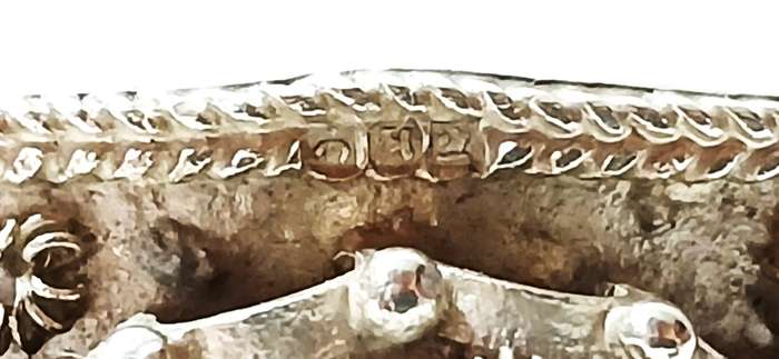 Vintage sterling silver chunky bracelet