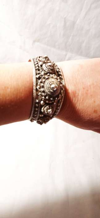 Vintage sterling silver chunky bracelet