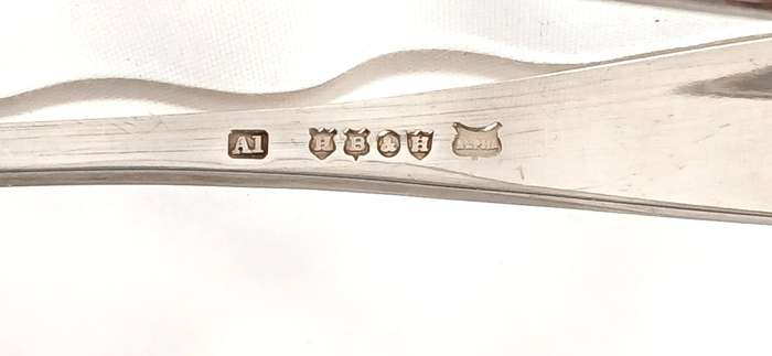 Antique Harrison Bros and Howson sugar tongs