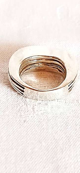 Sterling silver chunky ring