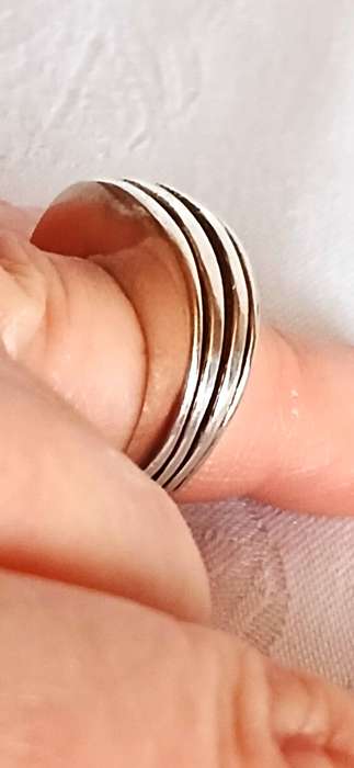 Sterling silver chunky ring