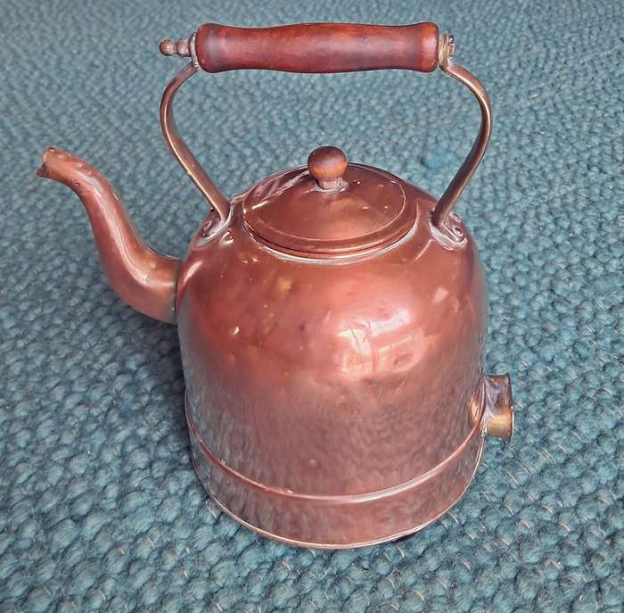 Vintage electric copper kettle