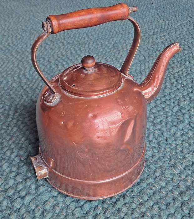 Vintage electric copper kettle