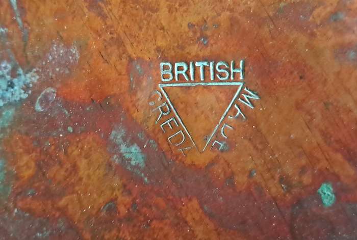 Vintage electric copper kettle
