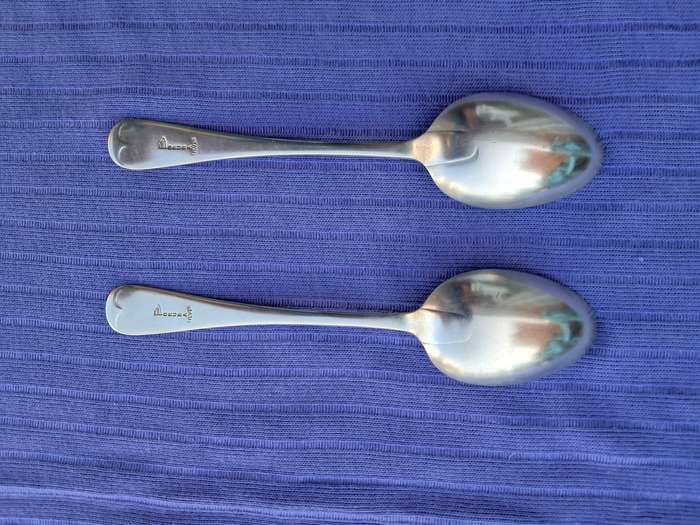 Two Oruba Silver spoons