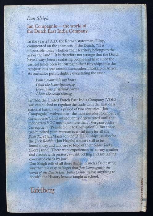 Jan Compagnie - The world of the Dutch East India Company - Dan Sleigh - Hardcover