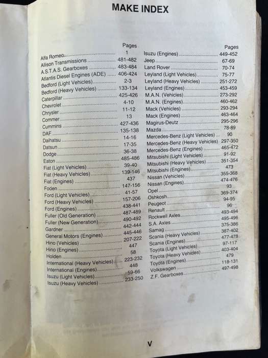 COMMERCIAL VEHICIAL DATA DIGEST 1983/84