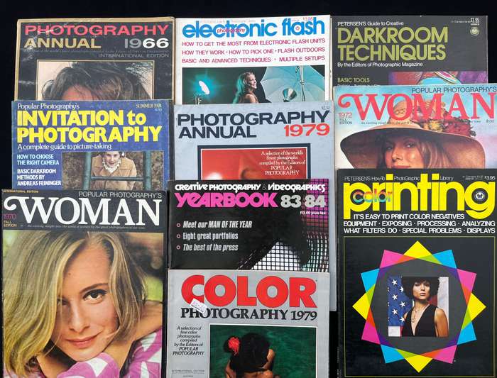 Old photography magazines.