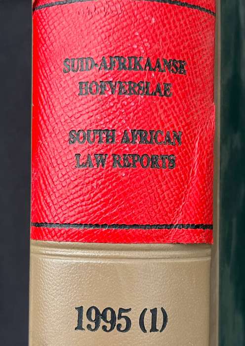 SUID-AFRIKANSE HOFVERSLAE / SOUTH AFRICAN LAW REPORTS 1995 (1)